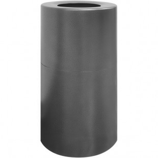 Witt Industries AL18-SVN 24 Gallon Aluminum Silver Vein Round Indoor Decorative Trash Can Witt Industries AL18-SVN 24 Gallon Aluminum Silver Vein Round Indoor Decorative Trash Can