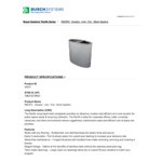 Busch Systems Pacific 105171 44 Gallon Powder-Coated Steel Two Stream Decorative Trash Can Busch Systems Pacific 105171 44 Gallon Powder-Coated Steel Two Stream Decorative Trash Can