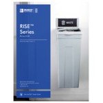 Busch Systems Rise 139993 45 Gallon HDPE Three Stream Decorative Mixed Recyclables / Organics / Waste Receptacle