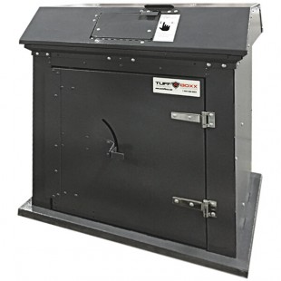 TuffBoxx Picnic 34 Gallon Animal-Resistant Steel Trash Can - 36