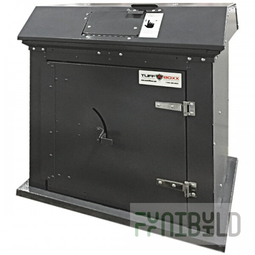TuffBoxx Picnic 34 Gallon Animal-Resistant Steel Trash Can - 36