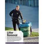 Unger NB300 Nifty Nabber Green 40 Gallon Portable Garbage Can Unger NB300 Nifty Nabber Green 40 Gallon Portable Garbage Can