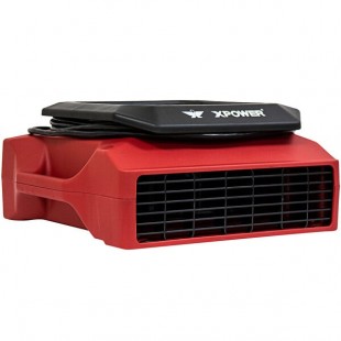 XPOWER PL-700A-Red 3-Speed Low Profile Air Mover with GFCI Power Outlets - 1/3 hp XPOWER PL-700A-Red 3-Speed Low Profile Air Mover with GFCI Power Outlets - 1/3 hp