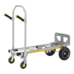 Gorilla 1,000 lb. Convertible Aluminum Hand Truck / Cart with (2) 10 Gorilla 1,000 lb. Convertible Aluminum Hand Truck / Cart with (2) 10