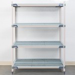 Metro X556GX3 MetroMax i 4-Shelf Polymer Shelving Unit - 24 Metro X556GX3 MetroMax i 4-Shelf Polymer Shelving Unit - 24