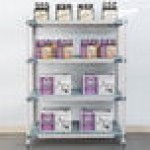 Metro X556GX3 MetroMax i 4-Shelf Polymer Shelving Unit - 24 Metro X556GX3 MetroMax i 4-Shelf Polymer Shelving Unit - 24
