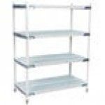 Metro X556GX3 MetroMax i 4-Shelf Polymer Shelving Unit - 24 Metro X556GX3 MetroMax i 4-Shelf Polymer Shelving Unit - 24