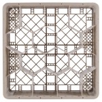 Vollrath TR18JJJJ Traex® Rack Max Full-Size Beige 12-Compartment 9 7/16