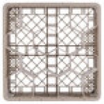 Vollrath TR18JJJJ Traex® Rack Max Full-Size Beige 12-Compartment 9 7/16