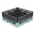 Noble Warewashing 9-Compartment Gray Full-Size Glass Rack with 2 Black Extenders Noble Warewashing 9-Compartment Gray Full-Size Glass Rack with 2 Black Extenders