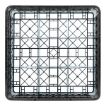 Noble Warewashing 9-Compartment Gray Full-Size Glass Rack with 2 Black Extenders Noble Warewashing 9-Compartment Gray Full-Size Glass Rack with 2 Black Extenders