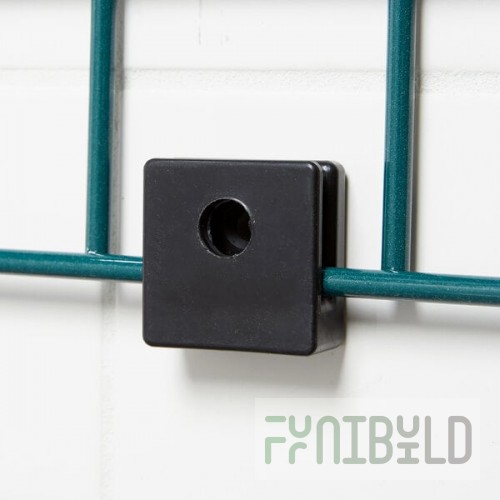 Metro WGBRKT Smartwall G3 Black Plastic Grid Mounting Bracket Kit for Wall