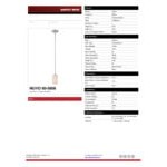 SATCO/NUVO Willow 1-Light Mini Pendant Light with White Glass and Polished Nickel Finish - 120V, 100W SATCO/NUVO Willow 1-Light Mini Pendant Light with White Glass and Polished Nickel Finish - 120V, 100W