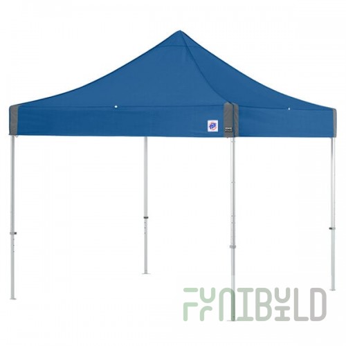 E-Z Up ENDA10KRB Endeavor Instant Shelter 10' x 10' Royal Blue Canopy with Clear Aluminum Frame