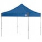 E-Z Up ENDA10KRB Endeavor Instant Shelter 10' x 10' Royal Blue Canopy with Clear Aluminum Frame