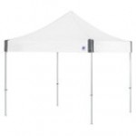 E-Z Up ENDA10KRB Endeavor Instant Shelter 10' x 10' Royal Blue Canopy with Clear Aluminum Frame