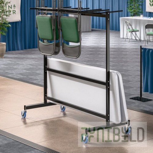 Lancaster Table & Seating Folding Chair and Table Dolly- 42 Chair and 10 Table Capacity