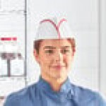 Choice Adjustable Red Stripe Disposable Overseas Cap - 1,000/Case Choice Adjustable Red Stripe Disposable Overseas Cap - 1,000/Case