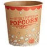 Carnival King Kraft 130 oz. Popcorn Bucket - 25/Pack
