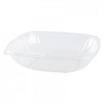 Fineline 15032M-BK Super Bowl Plus 32 oz. Black Square PET Plastic Bowl - 300/Case Fineline 15032M-BK Super Bowl Plus 32 oz. Black Square PET Plastic Bowl - 300/Case