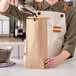 Choice 2 lb. Brown Kraft Customizable Paper Coffee Bag with Reclosable Tin Tie - 500/Case Choice 2 lb. Brown Kraft Customizable Paper Coffee Bag with Reclosable Tin Tie - 500/Case