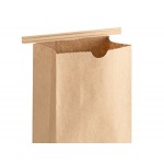 Choice 2 lb. Brown Kraft Customizable Paper Coffee Bag with Reclosable Tin Tie - 500/Case Choice 2 lb. Brown Kraft Customizable Paper Coffee Bag with Reclosable Tin Tie - 500/Case