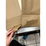 Choice Heavy Duty 8 lb. Heavy-Duty Natural Kraft Bag - 400/Case