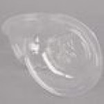 Eco-Products EP-SB18 18 oz. Clear Compostable Plastic Salad Bowl with Lid - 150/Case