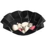 Solia Iris 1.9 oz. Black Cardboard Origami Bowl with BOPP Lamination - Extra Small - 240/Case Solia Iris 1.9 oz. Black Cardboard Origami Bowl with BOPP Lamination - Extra Small - 240/Case