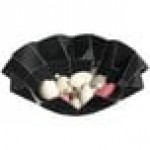 Solia Iris 1.9 oz. Black Cardboard Origami Bowl with BOPP Lamination - Extra Small - 240/Case Solia Iris 1.9 oz. Black Cardboard Origami Bowl with BOPP Lamination - Extra Small - 240/Case