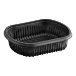 Pactiv MealMaster 24 oz. Black Rectangle Container - 252/Case