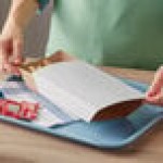 Carnival King White Kraft Paper Food Sleeves for 3 lb. Food Trays - 250/Case