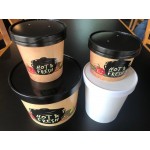 EcoChoice 32 oz. Kraft Paper Food Cup with Vented Lid - 250/Case