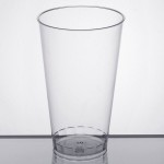Fineline Savvi Serve 416-CL 16 oz. Tall Clear Hard Plastic Tumbler - 500/Case