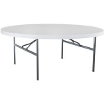 Lifetime Round Folding Table, 72