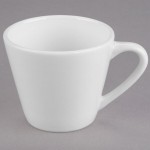 Libbey Slenda 7 oz. Royal Rideau White Porcelain Tea Cup - Sample Libbey Slenda 7 oz. Royal Rideau White Porcelain Tea Cup - Sample