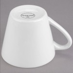 Libbey Slenda 7 oz. Royal Rideau White Porcelain Tea Cup - Sample Libbey Slenda 7 oz. Royal Rideau White Porcelain Tea Cup - Sample