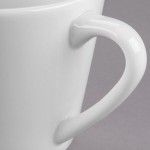 Libbey Slenda 7 oz. Royal Rideau White Porcelain Tea Cup - Sample Libbey Slenda 7 oz. Royal Rideau White Porcelain Tea Cup - Sample