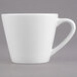 Libbey Slenda 7 oz. Royal Rideau White Porcelain Tea Cup - Sample Libbey Slenda 7 oz. Royal Rideau White Porcelain Tea Cup - Sample