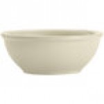 Libbey Porcelana Cream 10 oz. Cream White Rolled Edge Porcelain Nappie Bowl - Sample Libbey Porcelana Cream 10 oz. Cream White Rolled Edge Porcelain Nappie Bowl - Sample