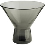 Acopa Pangea 8.5 oz. Gray Martini Glass - Sample
