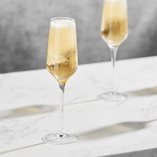 Della Luce Astro 8 oz. Flute Glass - Sample