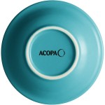 Acopa Capri 4.5 oz. Caribbean Turquoise Stoneware Fruit Bowl / Monkey Dish - 48/Case