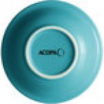 Acopa Capri 4.5 oz. Caribbean Turquoise Stoneware Fruit Bowl / Monkey Dish - 48/Case