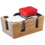 Cal-Mil 3836-3-60 Bamboo Action Station Glass Jar Unit - 15 3/4 Cal-Mil 3836-3-60 Bamboo Action Station Glass Jar Unit - 15 3/4