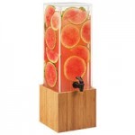 Cal-Mil 3836-3-60 Bamboo Action Station Glass Jar Unit - 15 3/4 Cal-Mil 3836-3-60 Bamboo Action Station Glass Jar Unit - 15 3/4