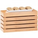 Cal-Mil 3836-3-60 Bamboo Action Station Glass Jar Unit - 15 3/4 Cal-Mil 3836-3-60 Bamboo Action Station Glass Jar Unit - 15 3/4