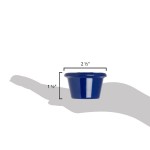 Carlisle S27560 1.5 oz. Cobalt Blue Smooth Melamine Ramekin - 48/Case Carlisle S27560 1.5 oz. Cobalt Blue Smooth Melamine Ramekin - 48/Case