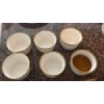 Acopa Keystone 4 oz. Chestnut Stoneware Ramekin - 6/Case