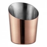 Choice 1.5 oz. Smooth Copper-Plated Stainless Steel Round Sauce Cup - 12/Pack Choice 1.5 oz. Smooth Copper-Plated Stainless Steel Round Sauce Cup - 12/Pack